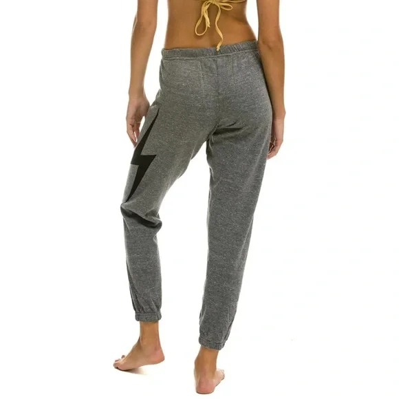Aviator Nation BOLT SWEATPANTS - HEATHER GREY - Picture 6 of 10